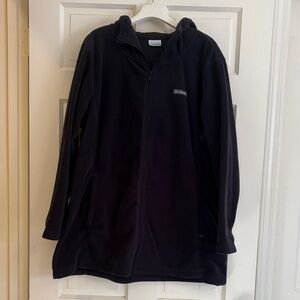 Columbia Black Fleece Jacket with Full-Zip
